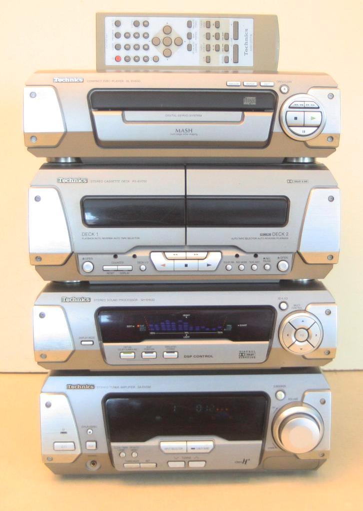 Technics Stereo / Versterker, Tuner, Processor, CD, Cassette, Audio, Tv en Foto, Stereoketens, Zo goed als nieuw, Cassettedeck