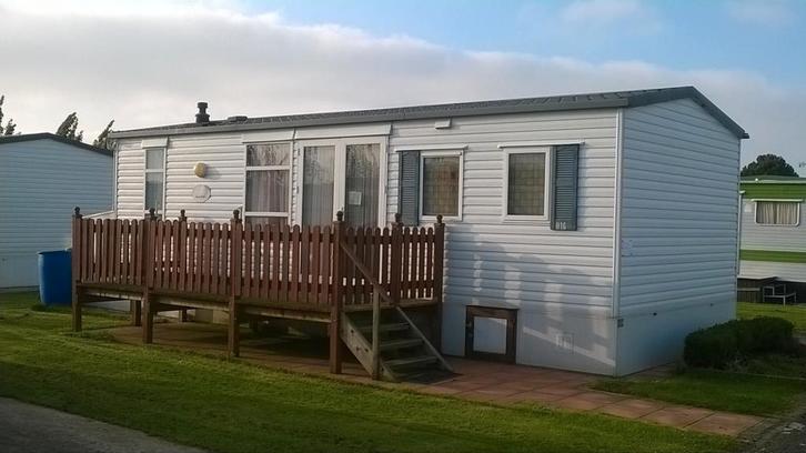 Sta caravan in Bredene Duinen, Caravans en Kamperen, Stacaravans, Ophalen of Verzenden