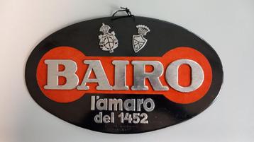 Ancienne publicité Bairo l'Amaro del 1452 Italie, Enlèvement ou Envoi, Utilisé, Panneau publicitaire