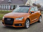 Audi A1 Sportback 1.4 TFSI S-Line S-tronic * Full Option *, Auto's, Audi, A1, Zwart, Overige kleuren, Leder