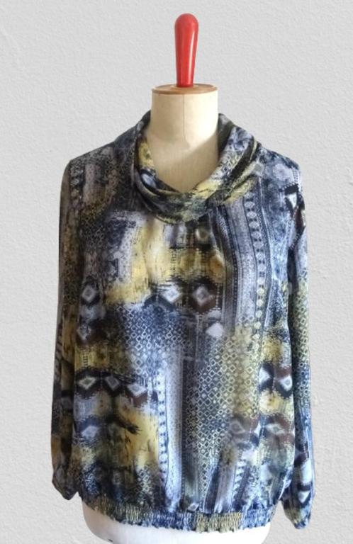 Blouse Gerry Weber, luchtige stof. Maat 46, Kleding | Dames, Blouses en Tunieken, Gedragen, Maat 46/48 (XL) of groter, Overige kleuren