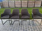 Stoelen, Huis en Inrichting, Ophalen, Gebruikt, Grijs, Vier