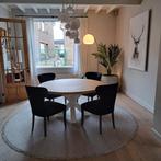 Eettafel stoelen  6 stuks design Marie's Corner, Ophalen, Gebruikt, Blauw, Scandinavisch