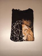 Zwarte t-shirt leeuwenkop S, Vêtements | Hommes, Enlèvement ou Envoi, Comme neuf, Coolcat, Taille 46 (S) ou plus petite