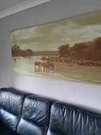 Zeer grote canvas -olifant, Huis en Inrichting, Ophalen, Zo goed als nieuw