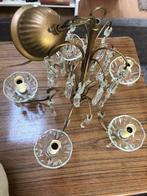 Lustre ancien en cristal "Val Saint Lambert", Ophalen