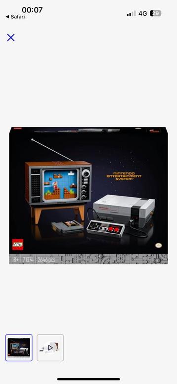 Lego nintendo NES 71374 beschikbaar voor biedingen