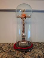 echt antieke stolp met kruisbeeld !!, Enlèvement