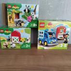 3 sets duplo (dieren en politie), Kinderen en Baby's, Speelgoed | Duplo en Lego, Duplo, Zo goed als nieuw, Ophalen