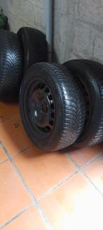 4 pneus hiver avec jantes en tôle 195/60/R16, Autos : Pièces & Accessoires, Pneus hiver, 16 pouces, Véhicule de tourisme, Pneu(s)