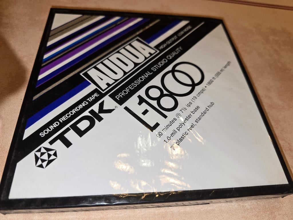 TDK AUDUA L-1800 Tape scellé, TV, Hi-fi & Vidéo, TV, Hi-fi & Vidéo Autre, Neuf, Enlèvement ou Envoi
