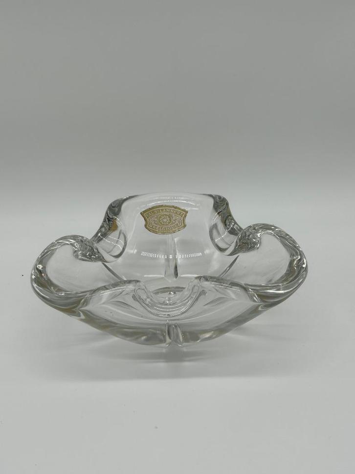 Val Saint-Lambert kristallen asbak of dienblad, Antiek en Kunst, Antiek | Glaswerk en Kristal, Ophalen of Verzenden