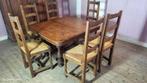 Ensemble ancienne table en chêne plus 6 chaises, Maison & Meubles, Tables | Tables à manger, Chêne, Utilisé, Enlèvement ou Envoi