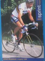 wielerkaart 1996 wk team mapei johan museeuw, Sport en Fitness, Verzenden, Zo goed als nieuw