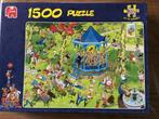 Puzzel Jumbo 1500  Jan Van Haasteren Het muziekpaviljoen, Ophalen of Verzenden, 500 t/m 1500 stukjes, Gebruikt, Legpuzzel