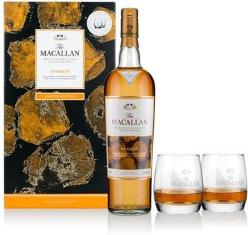 Macallan Amber gift set beschikbaar voor biedingen