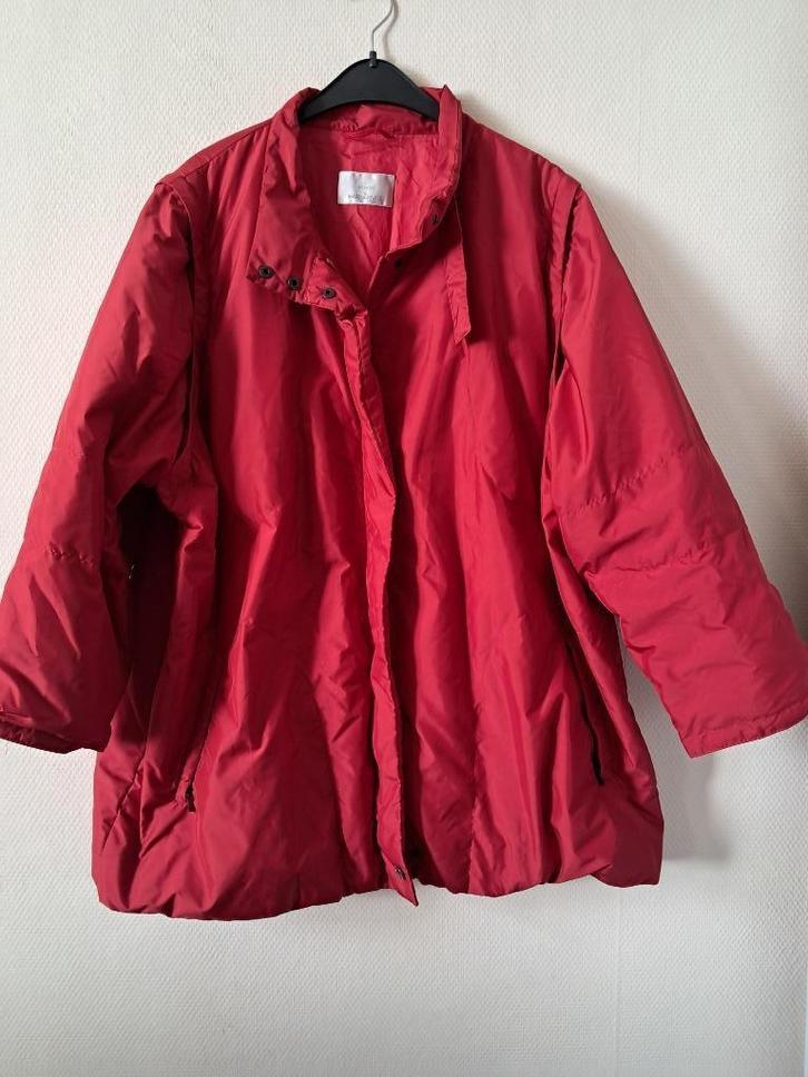 Regenjas Marina Rinaldi, Kleding | Dames, Jassen | Winter, Zo goed als nieuw, Maat 46/48 (XL) of groter, Rood, Ophalen of Verzenden
