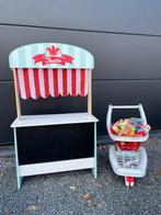 Winkeltje en poppenkast met gevuld winkelkarretje, Ophalen, Gebruikt, Overige typen
