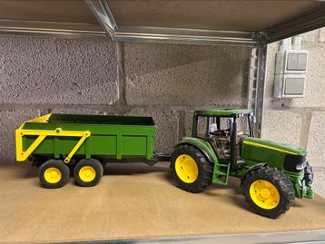 John Deere avec camion à benne, Enlèvement, Utilisé