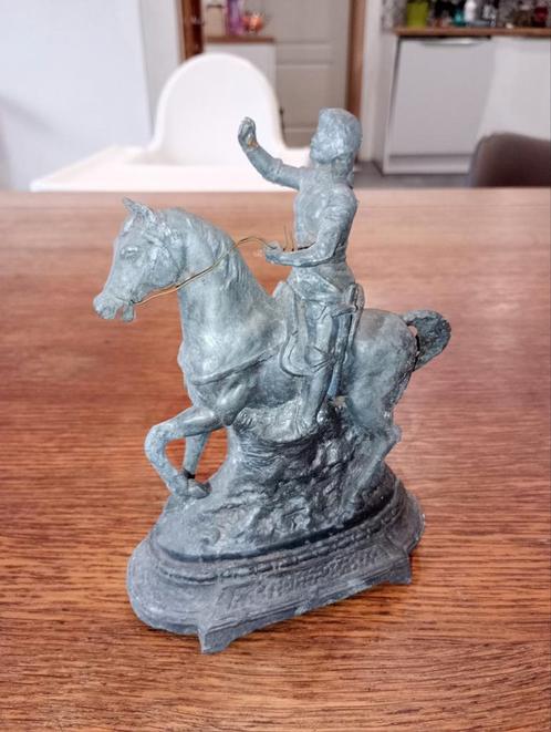 Statuette en régule, Antiek en Kunst, Antiek | Brons en Koper, Ophalen