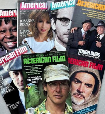 7 jaargangen maandblad “American Film”, van 1981 t.e.m. 1987 beschikbaar voor biedingen