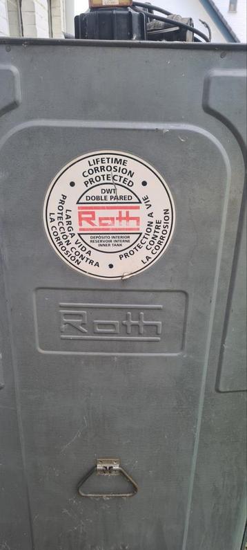 Roth dubbelwandige tanks 3 x 620L beschikbaar voor biedingen