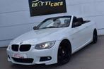 BMW 3 Serie 320 Cabriolet* M-sport* Leder* 2-zone Airco* Nav, Auto's, Automaat, Achterwielaandrijving, 4 cilinders, Wit