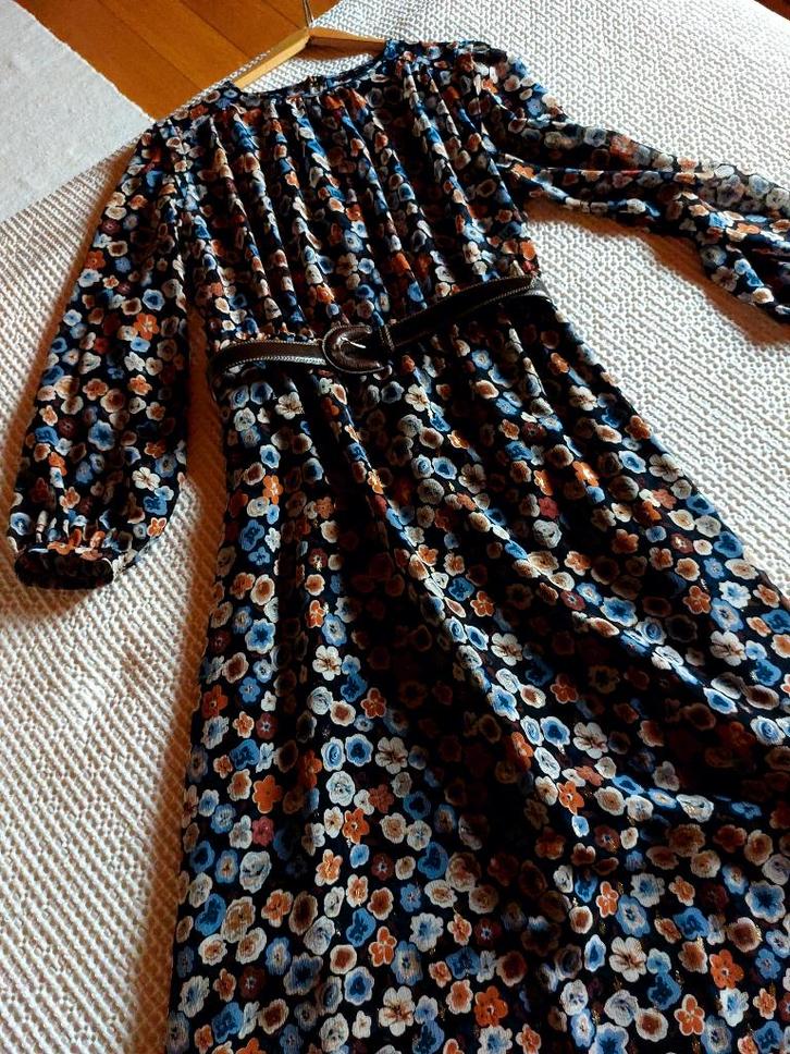 Kleed Caroline Biss- maat 40/42, Kleding | Dames, Jurken, Zo goed als nieuw, Maat 38/40 (M), Overige kleuren, Onder de knie, Verzenden