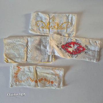 Set van 4 servethouders of valances 1950-60 beschikbaar voor biedingen
