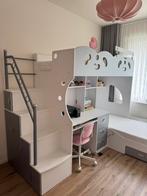 Hoogslaper met extra bed, Ophalen, Zo goed als nieuw, Hoogslaper
