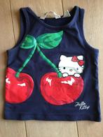 t-shirt blauw hello kitty H&M maat 92, H&m, Comme neuf, Fille, Chemise ou À manches longues