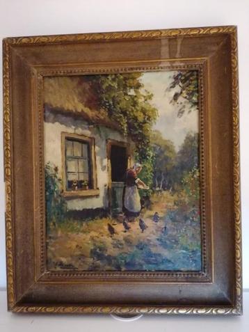 Alberic Victor Duyver (1859–1939) Antiek schilderij op doek beschikbaar voor biedingen