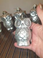 Kerstdeco " uiltjes" zilver, Handtassen en Accessoires, Oorbellen, Ophalen, Zilver, Zilver