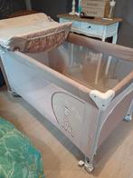 Uitschuifbaar reisbed met boxspringmatras, commode, Kinderen en Baby's, Ophalen, Gebruikt, Minder dan 140 cm, Matras