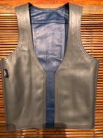 Mister B - real leather bar vest - size M, Neuf, Taille 48/50 (M), Gris, Mister B