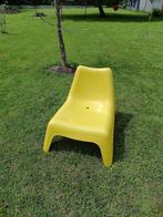 Design IKEA PS Vago Outdoor Yellow Lounge Chair, Kunststof, Zo goed als nieuw, Ophalen