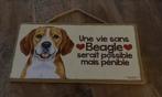 beagle bordje spreuk, Huis en Inrichting, Ophalen, Zo goed als nieuw