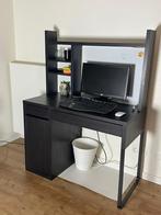 Bureau noir ou blanc Micke, Comme neuf, Bureau