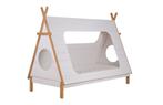 Woood Tipi kinderbed, Kinderen en Baby's, Kinderkamer | Bedden, 85 tot 100 cm, Ophalen of Verzenden, Zo goed als nieuw, Matras