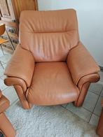 Volledige cognac kleurige lederen salon, Ophalen, Overige maten, 150 tot 200 cm, Zo goed als nieuw