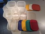 Tupperware ruimtespaarders vierkant en rechthoekig, Huis en Inrichting, Keuken | Tupperware, Ophalen of Verzenden, Gebruikt
