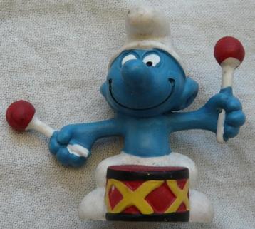 Trommelaar Smurf - 20009, Peyo Schleich, W.Germany, 1966.(1) beschikbaar voor biedingen