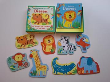 Eerste puzzelset (leuke dieren, 8x2 stukken) Usborne beschikbaar voor biedingen