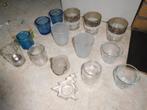 opruiming kaarshouders in glas, Antiek en Kunst, Ophalen, Glas