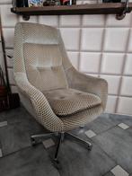Fauteuil vintage pivotant sur roulettes space age, Huis en Inrichting, Fauteuils, Ophalen of Verzenden, Zo goed als nieuw