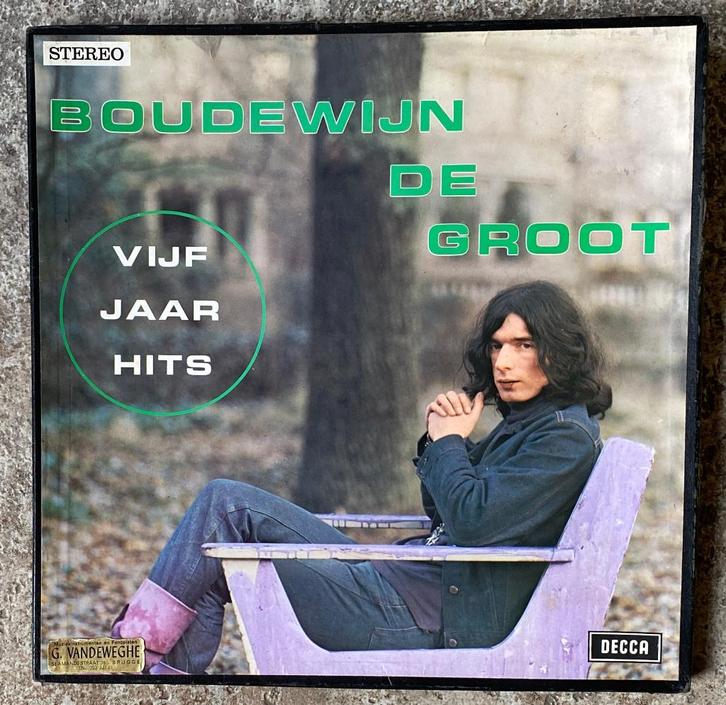 2 LP, VINYL, BOUDEWIJN DE GROOT, VIJF JAAR HITS, CD & DVD, Vinyles | Compilations, Utilisé, En néerlandais, 12 pouces, Enlèvement ou Envoi