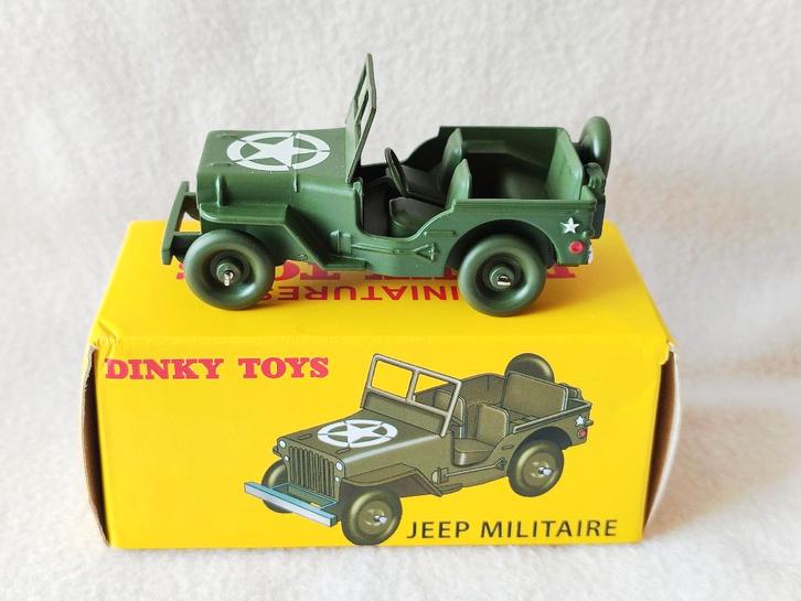 Dinky Atlas _ Jeep Militaire US _ ref. 24M (série Noël 2015), Hobby & Loisirs créatifs, Voitures miniatures | 1:43, Comme neuf