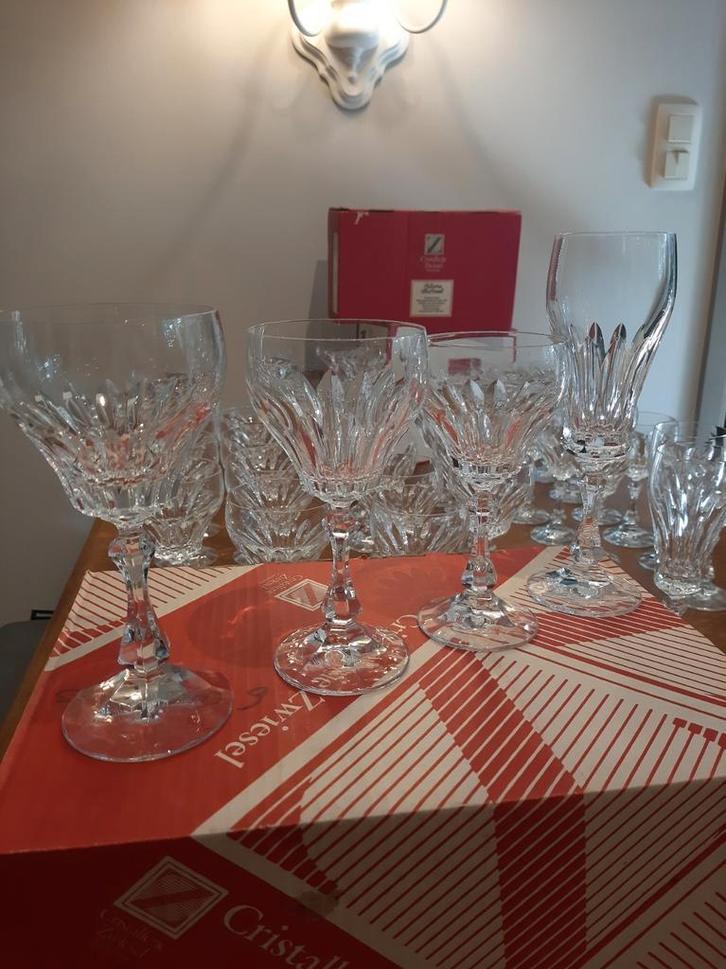 set kristallen drinkglazen Zwiesel, Antiek en Kunst, Antiek | Glaswerk en Kristal, Ophalen