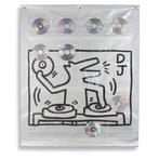 Keith Haring vinyl cd-houder 80 x 100 cm, Verzamelen, Ophalen of Verzenden, Nieuw