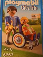 Playmobil rolstoel en patient set 6663 City Life, Ophalen, Zo goed als nieuw, Complete set